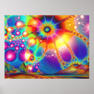 Land of Psychedelic Illuminations - Poster