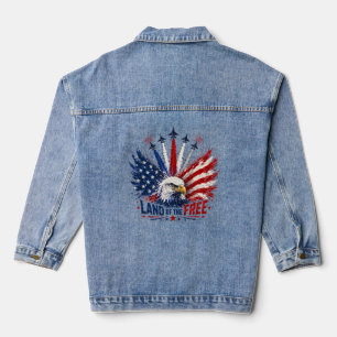 Land of the Free, 250 Years of Freedom Denim Jacket
