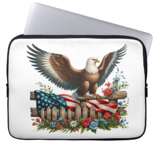 Land of the Free, 250 Years of Freedom Laptop Sleeve