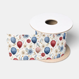 Land of the Free, 250 Years of Freedom Satin Ribbon