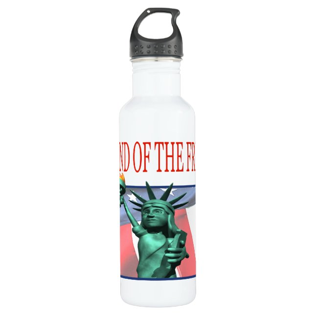 Land Of The Free 710 Ml Water Bottle (Front)