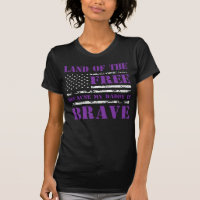 Land Of The Free Because My Daddy Is Brave Veteran