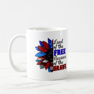 Land Of The Free Because Of The Brave - USA Coffee Mug