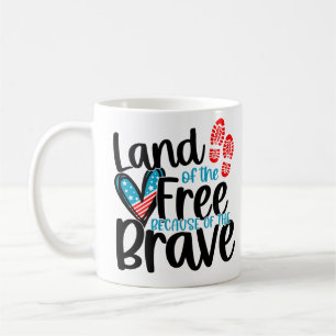 Land of the free  coffee mug