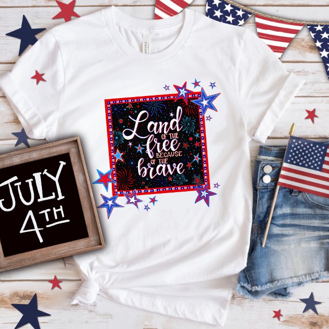  Land of the Free Cute  Inspirivity T-Shirt (Creator Uploaded)