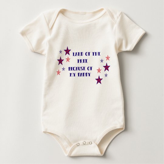 Land of the Free - Daddy Baby Bodysuit