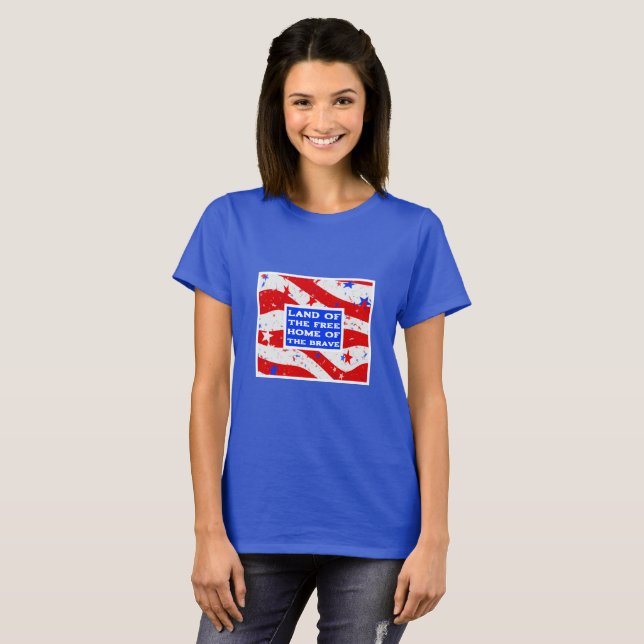 Land of the Free (dark) T-Shirt (Front Full)