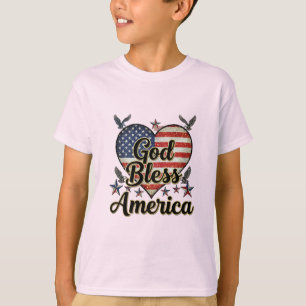 Land of the Free, God Blessed T-shirt design 