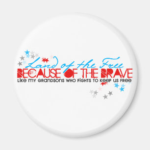 Land of the Free: Grandsons Magnet