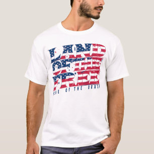 Land of the Free Home of the Brave Patriotic T-Shirt