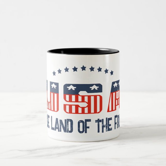 Land of the Free Patriotic Mug (Center)