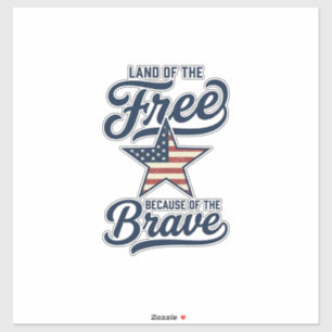 Land of the Free Patriotic Vintage Shirt Design_1