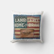 Land of the Free - Throw Pillow