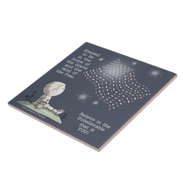 Land of the Free Tile (Side)