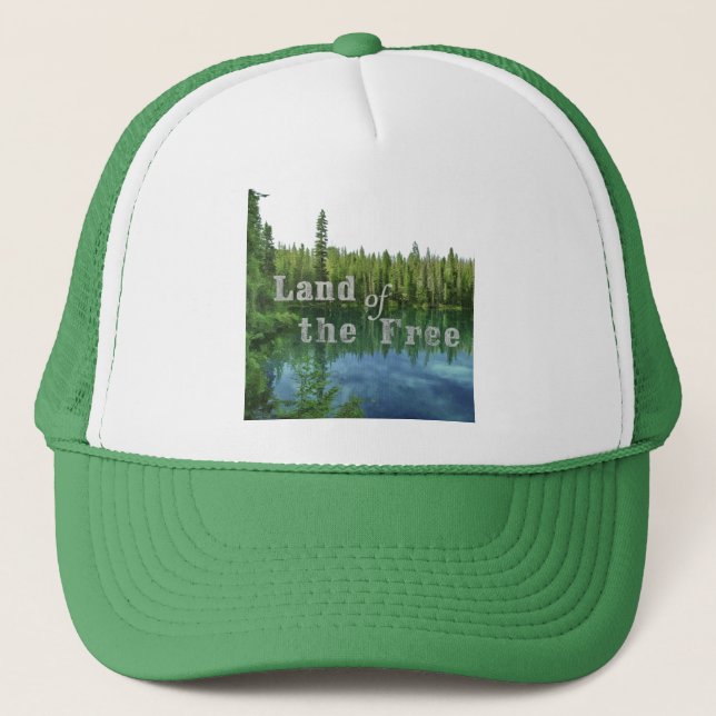 Land of the Free Trucker Hat (Front)