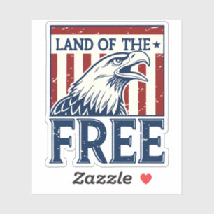 Land of the Free – Vintage USA Eagle Graphic