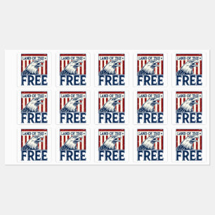 Land of the Free – Vintage USA Eagle Graphic