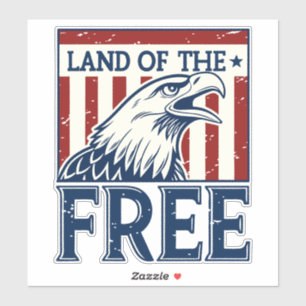 Land of the Free – Vintage USA Eagle Graphic