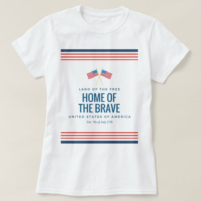 Land of the Free Women's T-Shirt (Design Front)