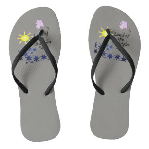 Land of the Midnight Sun Flip Flops