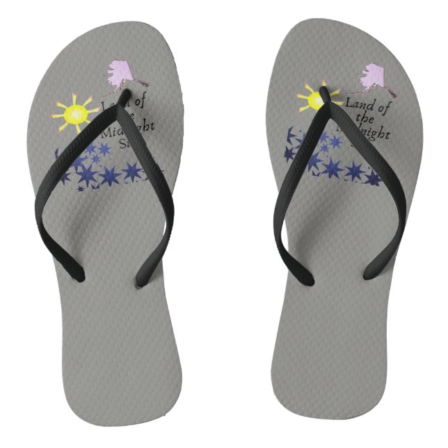 Land of the Midnight Sun Flip Flops (Footbed)