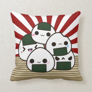 Land of the Rising Onigiri Cushion