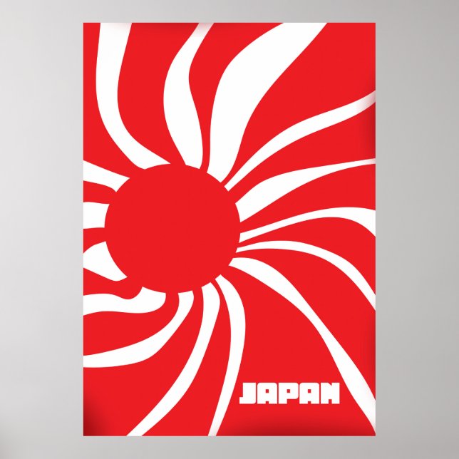 Land of the Rising Sun - Japan Poster (Front)