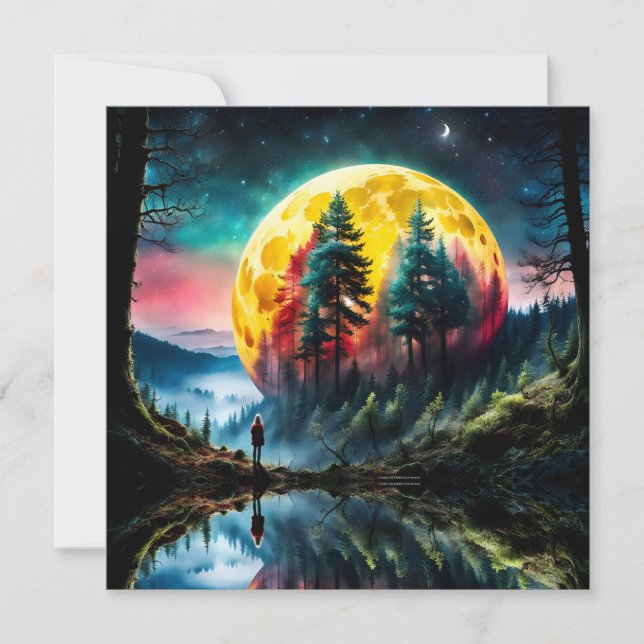 Land of the Setting Moon Birthday Greeting (Front)