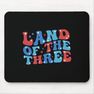 Land Of The Three 4th Of July Birthday Fourth Of J Mouse Mat