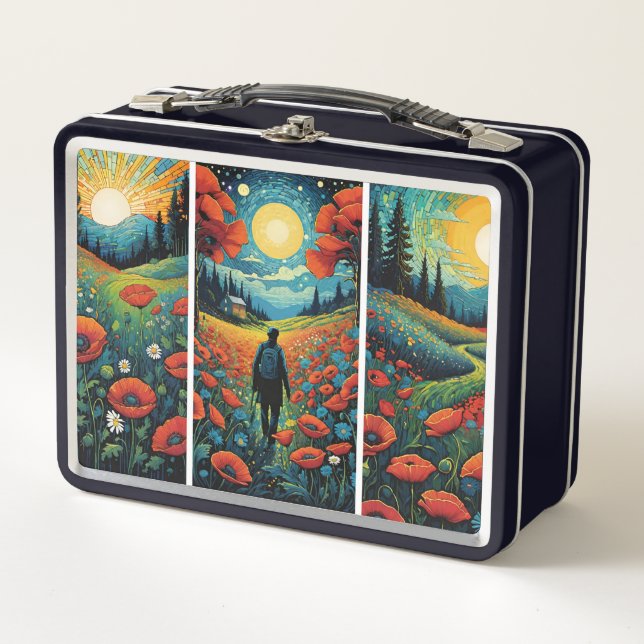 Land Of The Three Suns Metal Lunch Box (Front)