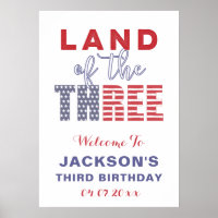 Land Of The Three USA 3rd Birthday Party Welcome