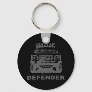 Land Rover Defender Classic Vintage Hiking Duck Key Ring