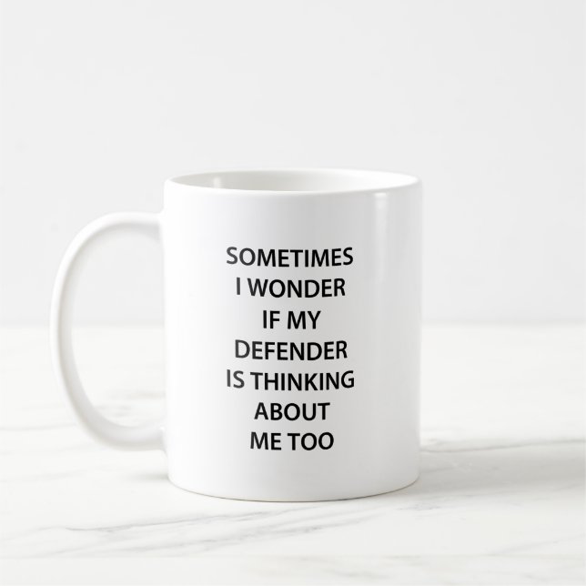  Land rover defender mug funny gift for defender  (Left)