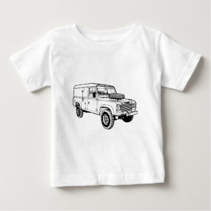 Land Rover Landy Hikingduck Baby T-Shirt
