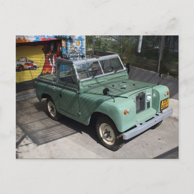 Land Rover Series II SWB Postcard (Front)