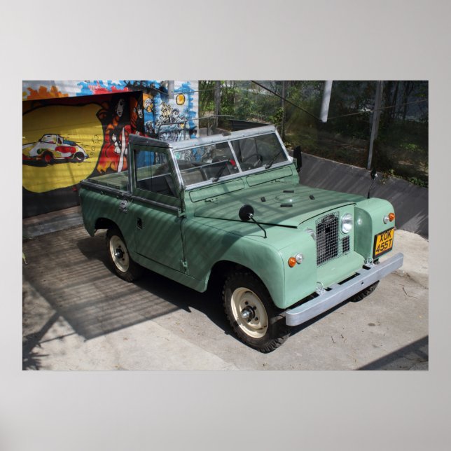 Land Rover Series II SWB Poster (Front)