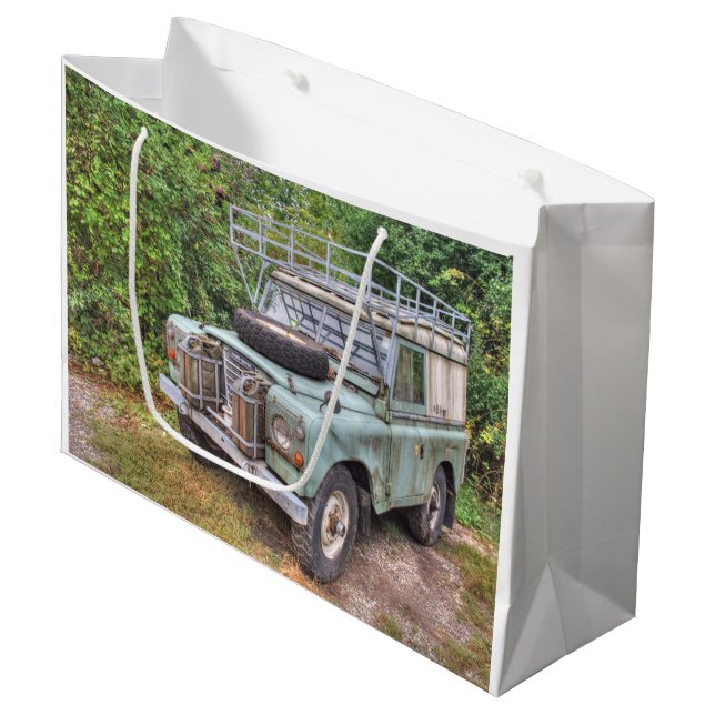 Land Rover Series III 109 Large Gift Bag (Front Angled)