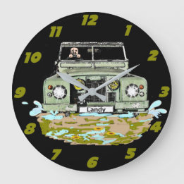 Land Rover Series Wall Clock