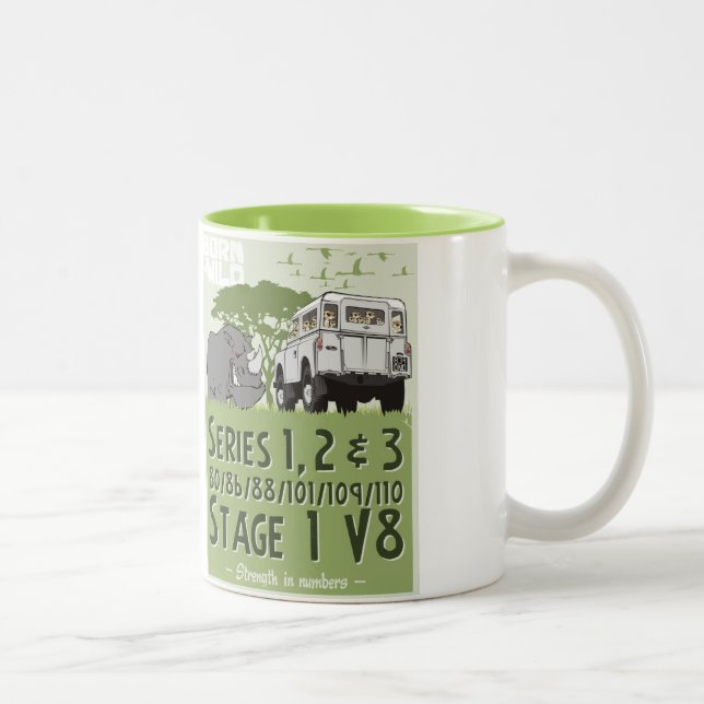Land-Rover Strength in Numbers Two-Tone Mug (Right)