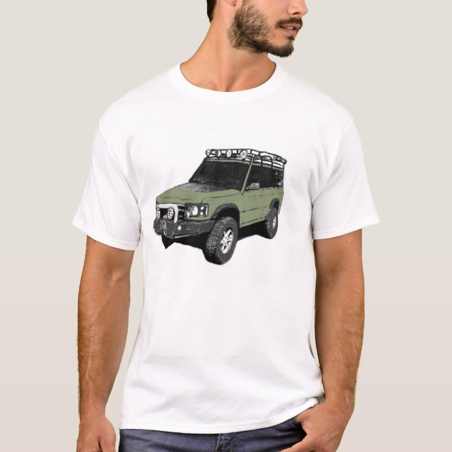 Land Rover Truck Art T-Shirt (Front)