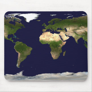 Land Surface, Shallow Water, and Shaded Topogra Mouse Mat