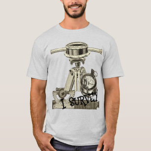 LAND SURVEYING LAND SURVEYOR GEOGRAPHICAL MEASURE T-Shirt