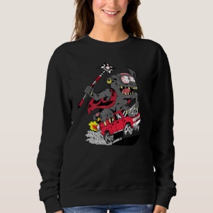 Land Surveyor Monster Where My Tripod Land Survey Sweatshirt