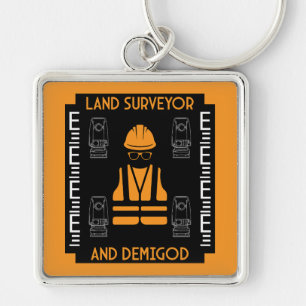 land surveyors key ring