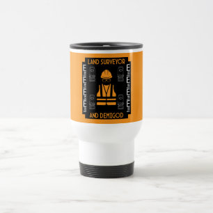 land surveyors travel mug