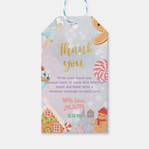 Land Sweet Sugar Plum Fairy Gingerbread Birthday  Gift Tags