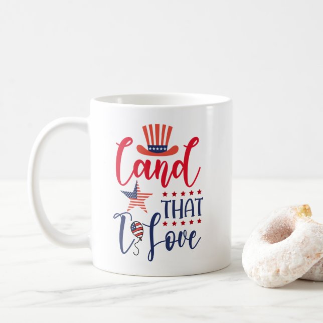 Land That I Love Coffee Mug (With Donut)