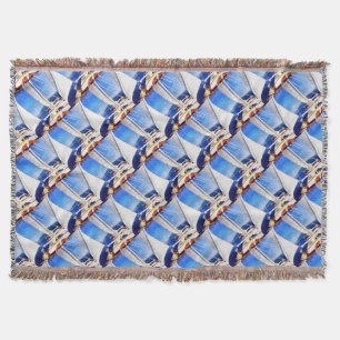 Land Was Created For Boats To Visit Sailing Art Throw Blanket