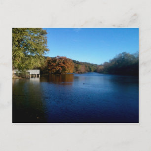 Landa Park Lake Postcard