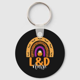 Landd Nurse Labour And Delivery Nursing Halloween  Key Ring